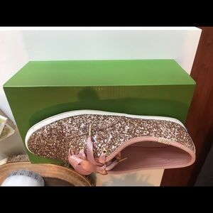 kate spade Shoes - Kate spade rose gold glitter keds kate spade Shoes - Kate spade rose gold glitter keds